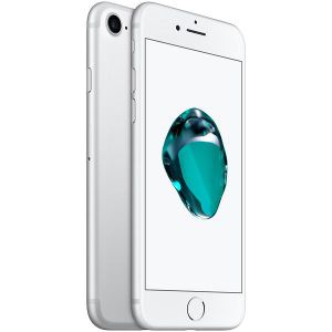 iPhone 7 - 32GB (Silver) - Klass A, Ny skärm