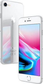 iPhone 8 - 64GB - Silver - Ny Skärm, Nytt batteri- Klass A